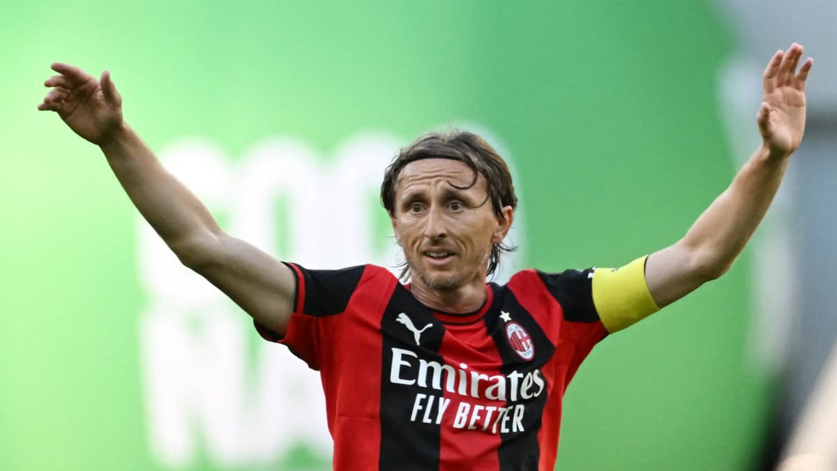 Modrić: “El AC Milan está al mismo nivel que el Real Madrid”.