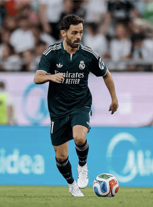 Bernardo Silva: «Estoy muy feliz de haber debutado con el Real Madrid»