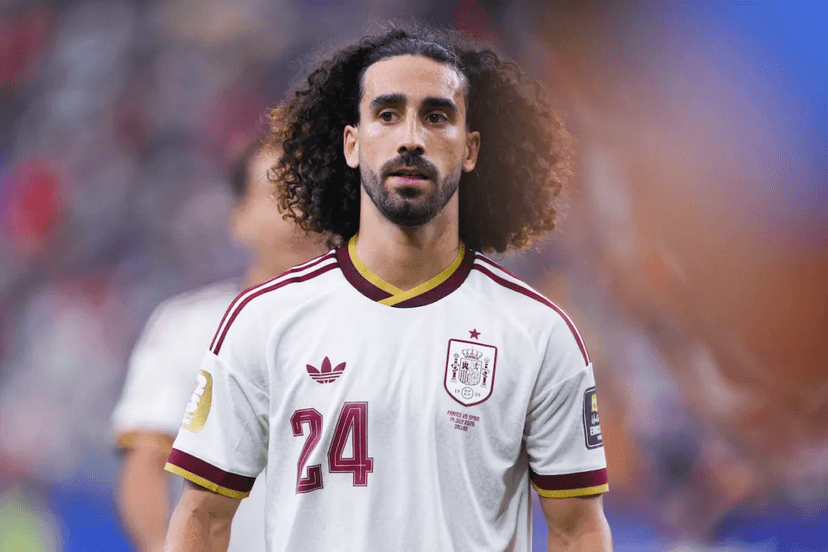 Cucurella explains why he will never cut his hair.