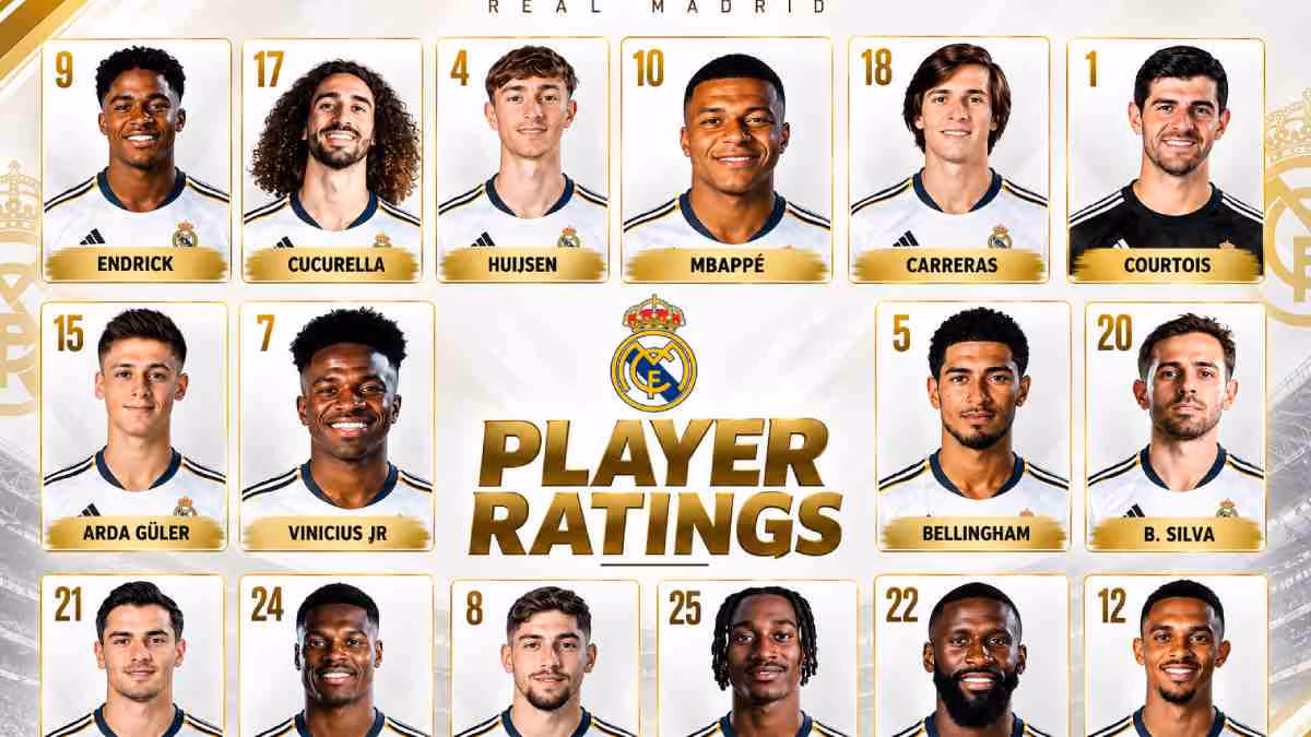 Atlético vs. Real Madrid: Real Madrid player ratings