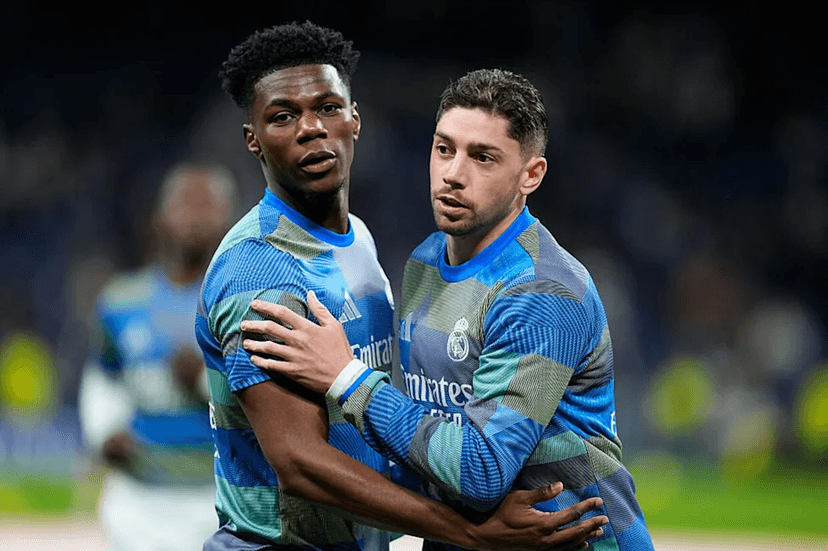 The powerful gesture between Valverde and Tchouaméni