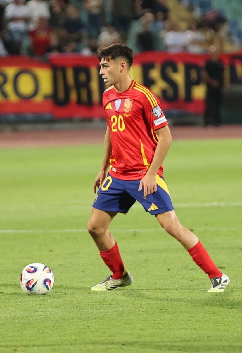 Pedri portant le maillot du FC Barcelone
