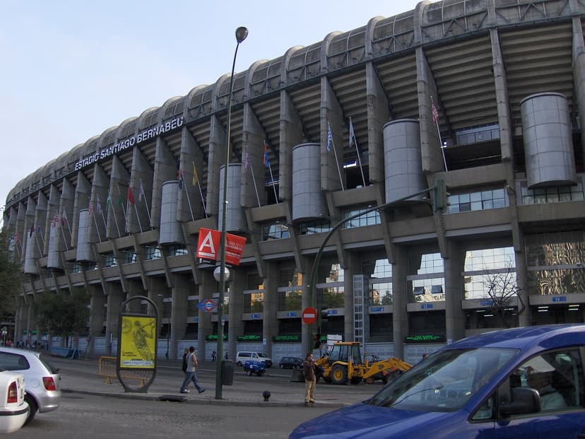 Le stade Santiago Bernabéu, enceinte du Real Madrid, club intéressé par Christian Kofane