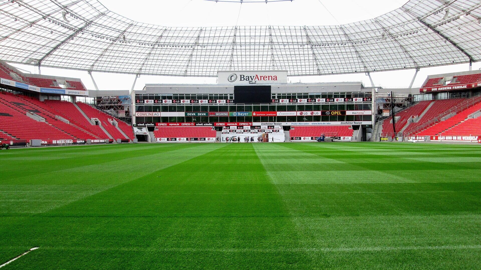 La BayArena de Leverkusen, stade du club de Christian Kofane