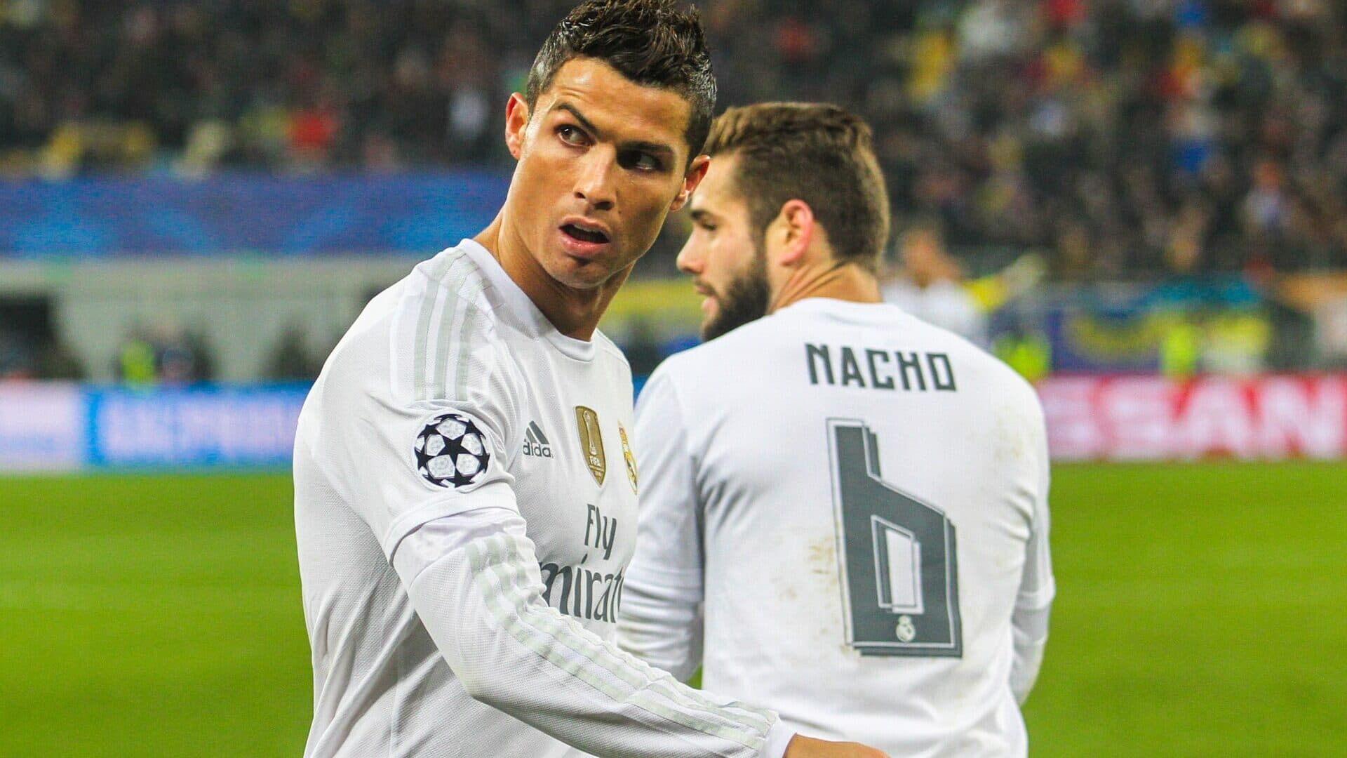 Cristiano Ronaldo lors d'un match avec le Real Madrid