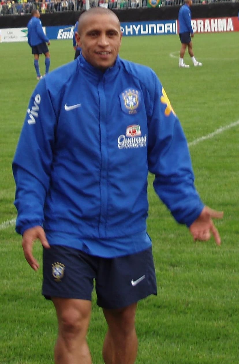 Roberto Carlos, auteur du coup franc le plus célèbre de l'histoire du football en 1997