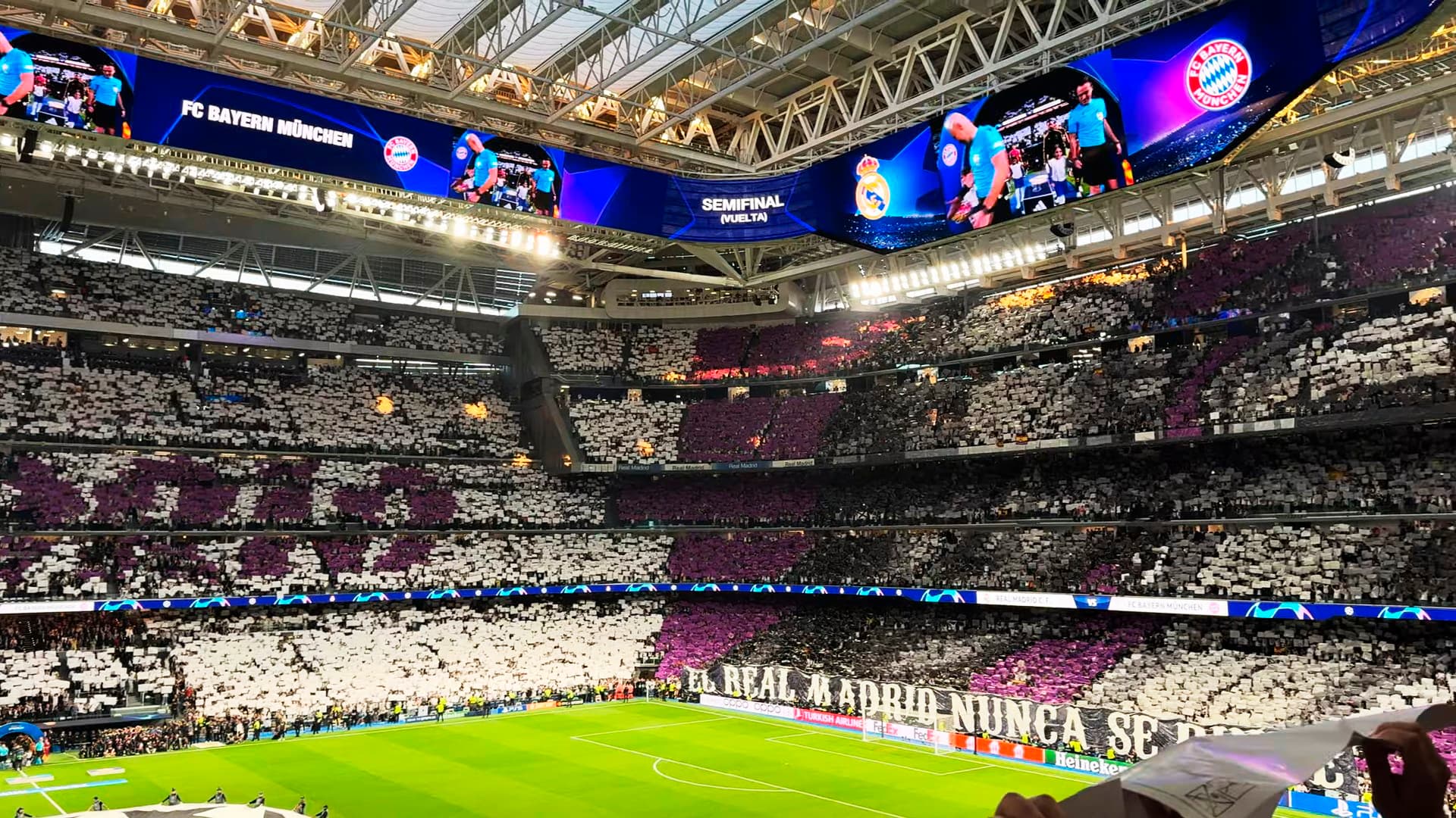 Le stade Santiago Bernabéu du Real Madrid