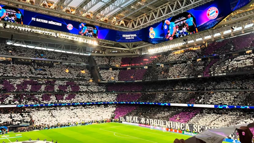 Le stade Santiago Bernabéu du Real Madrid